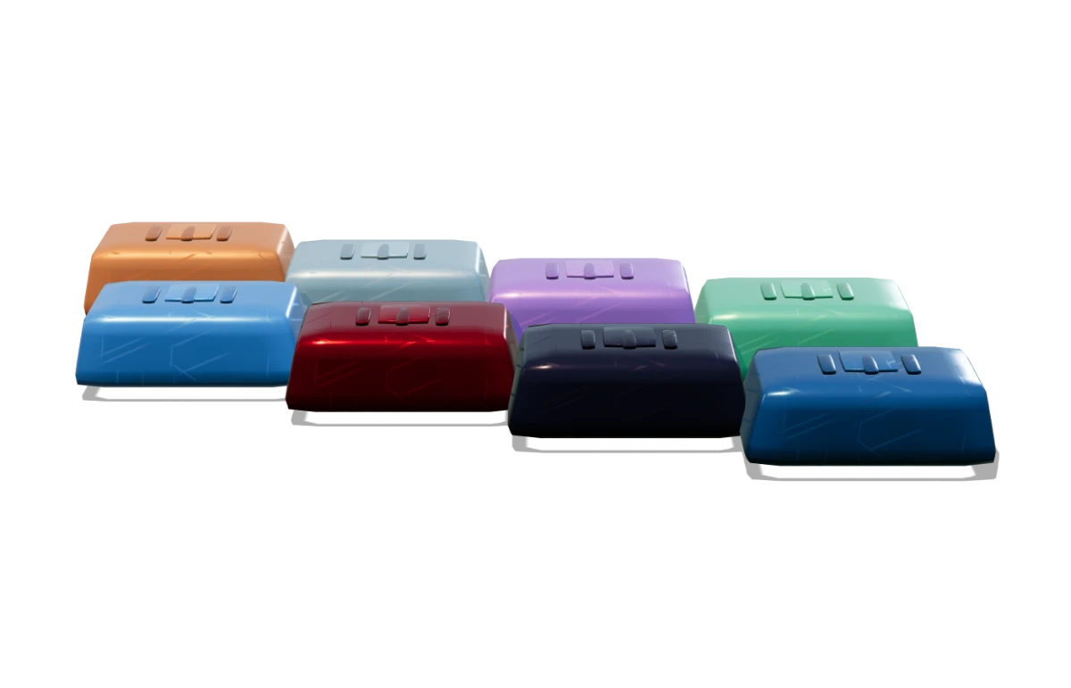 Gli otto lingotti: rame, ferro, agapite, verite, valorite, vermillion, black rock e mitril