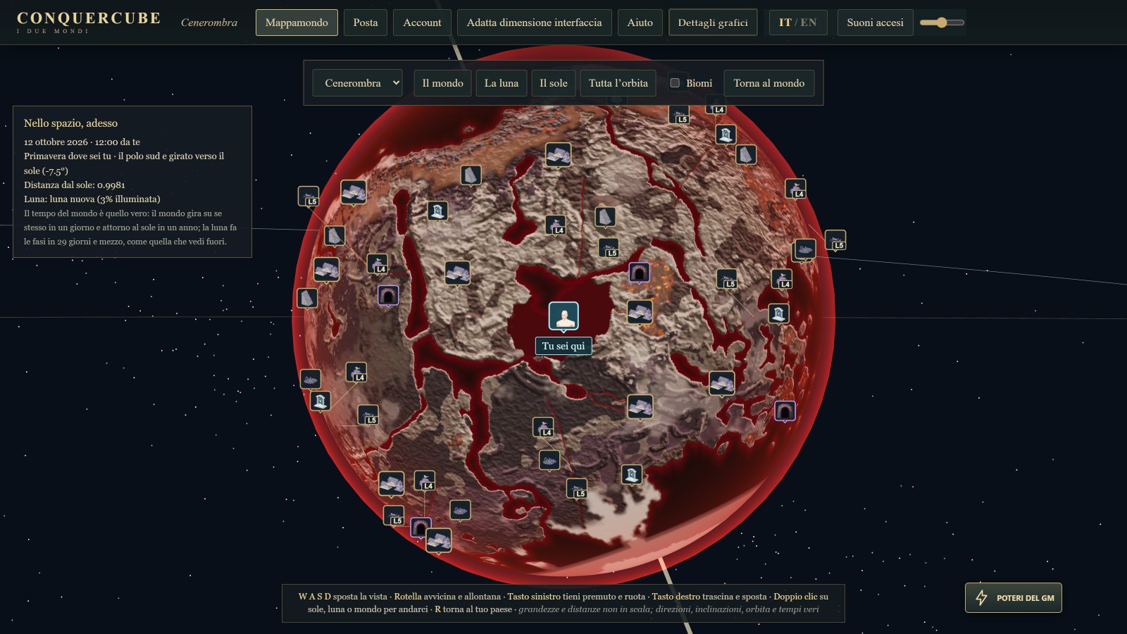 Il mappamondo di Cenerombra