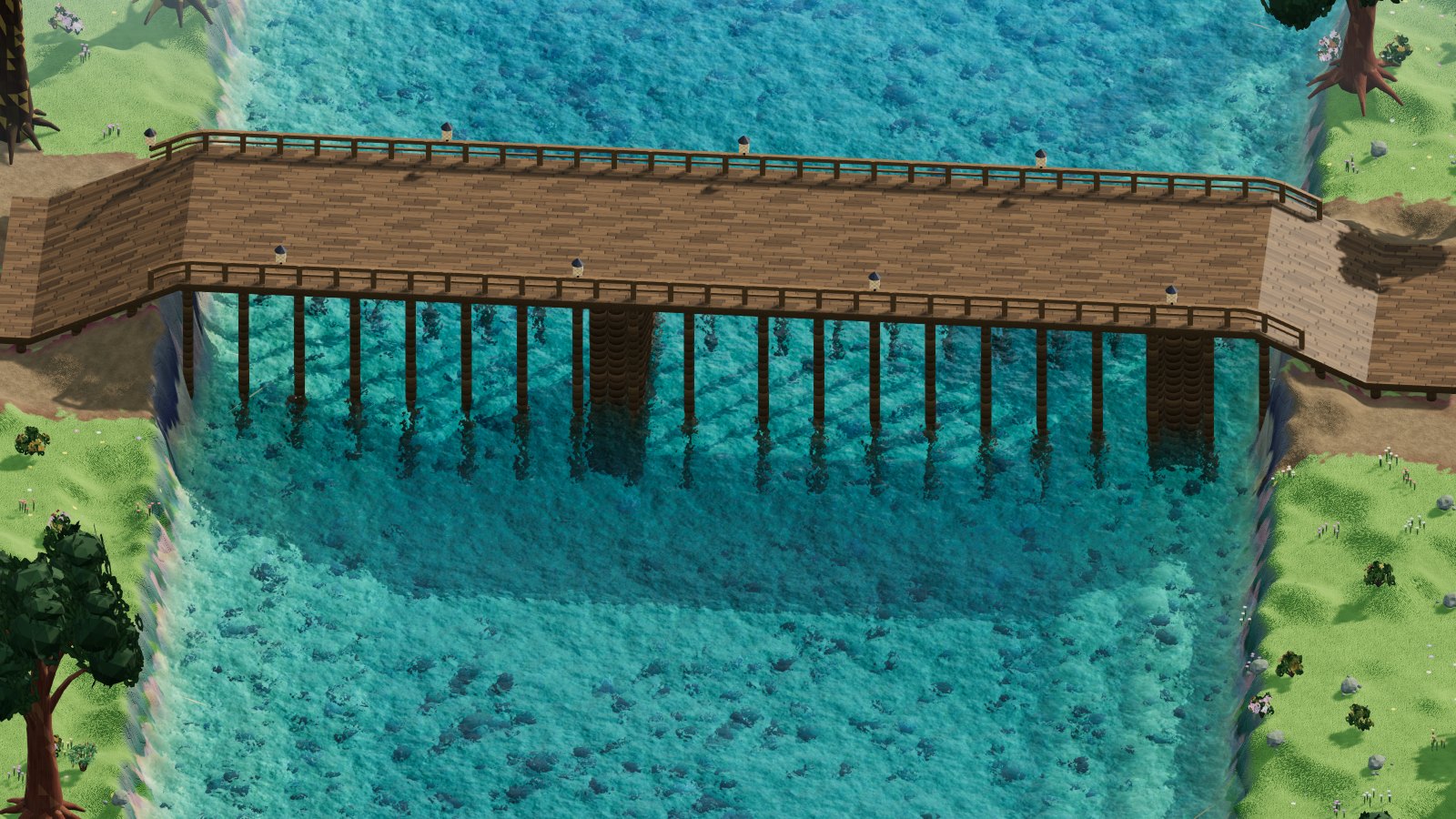 Un ponte su un fiume
