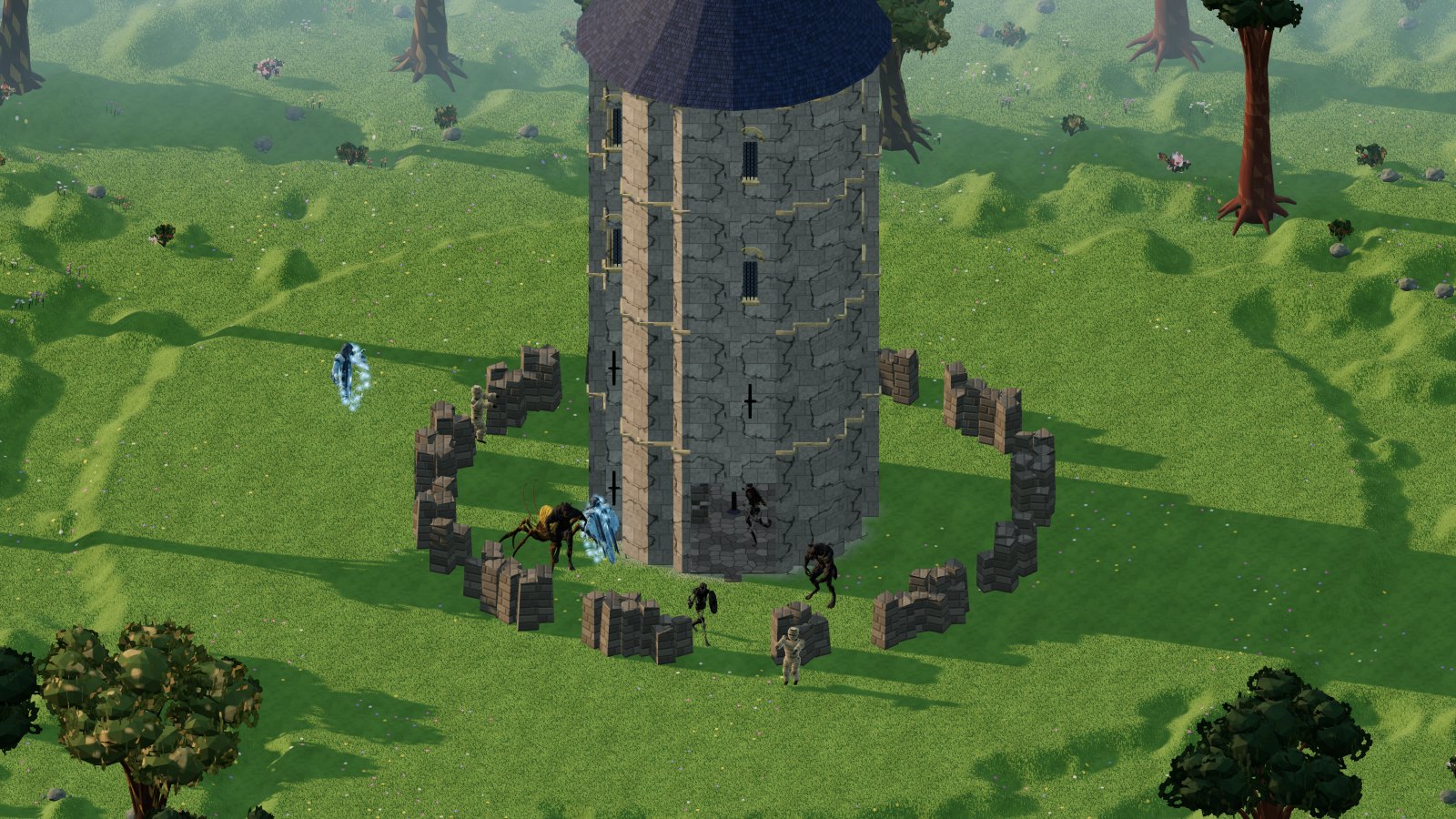 Una torre in mezzo alla pianura