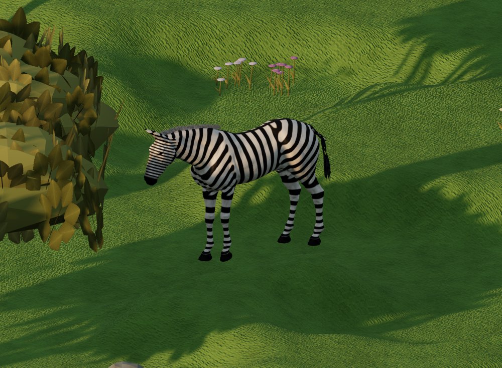 La zebra della savana