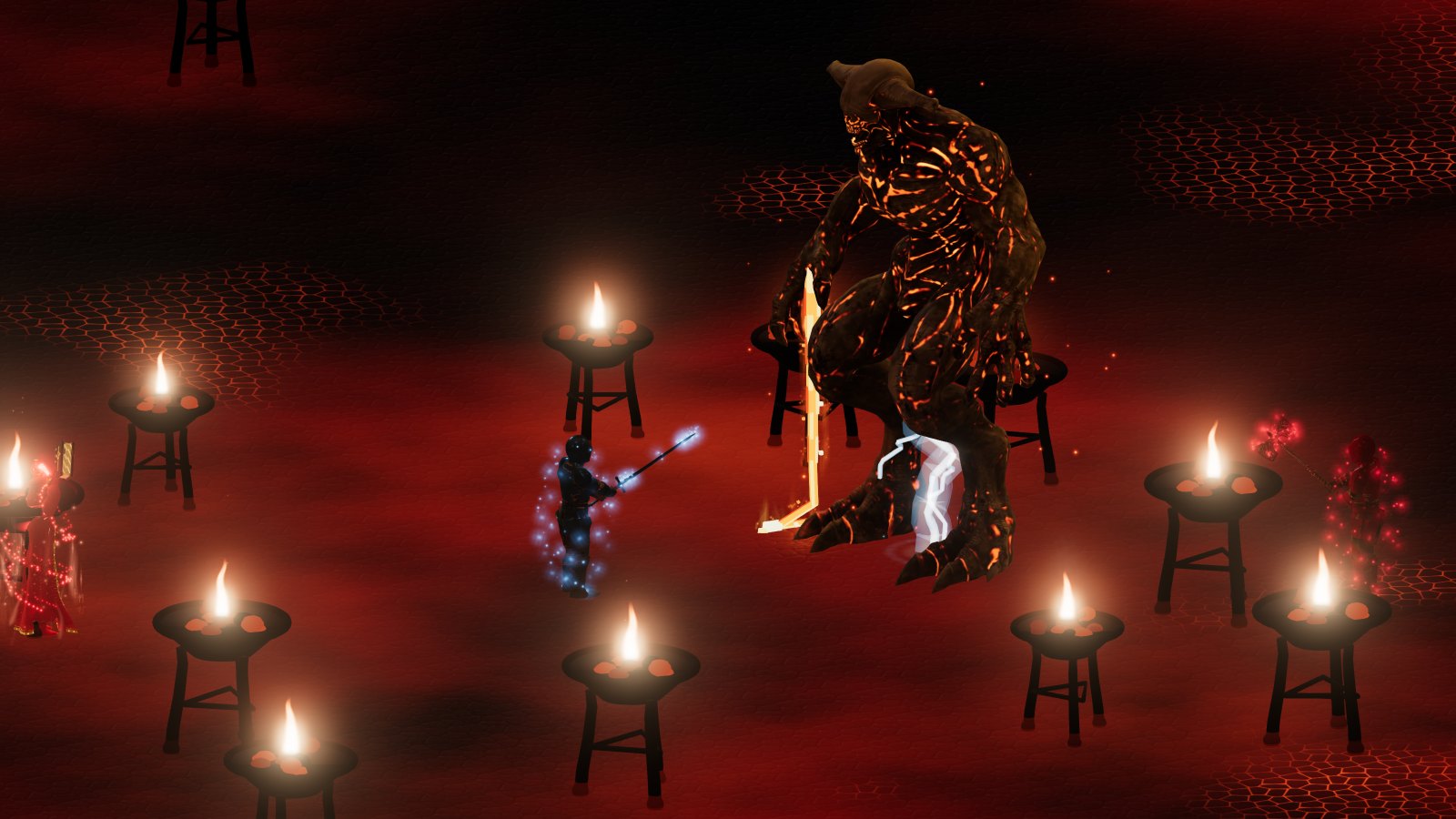 La sala del boss di Portale infernale